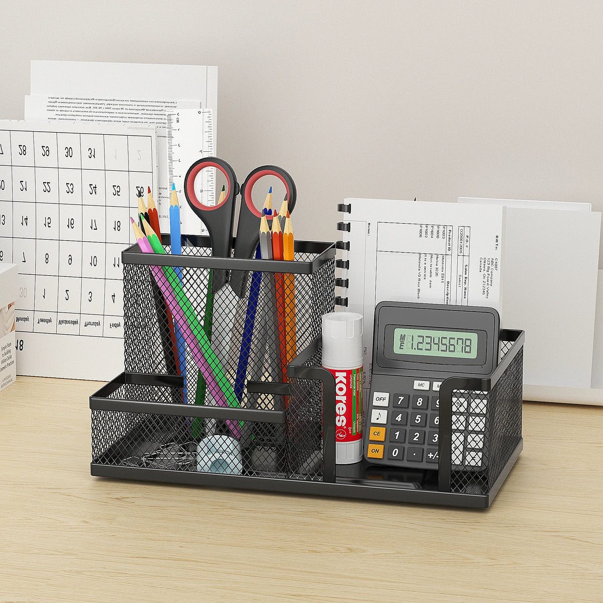 3-Tier Mesh Desk Organizer