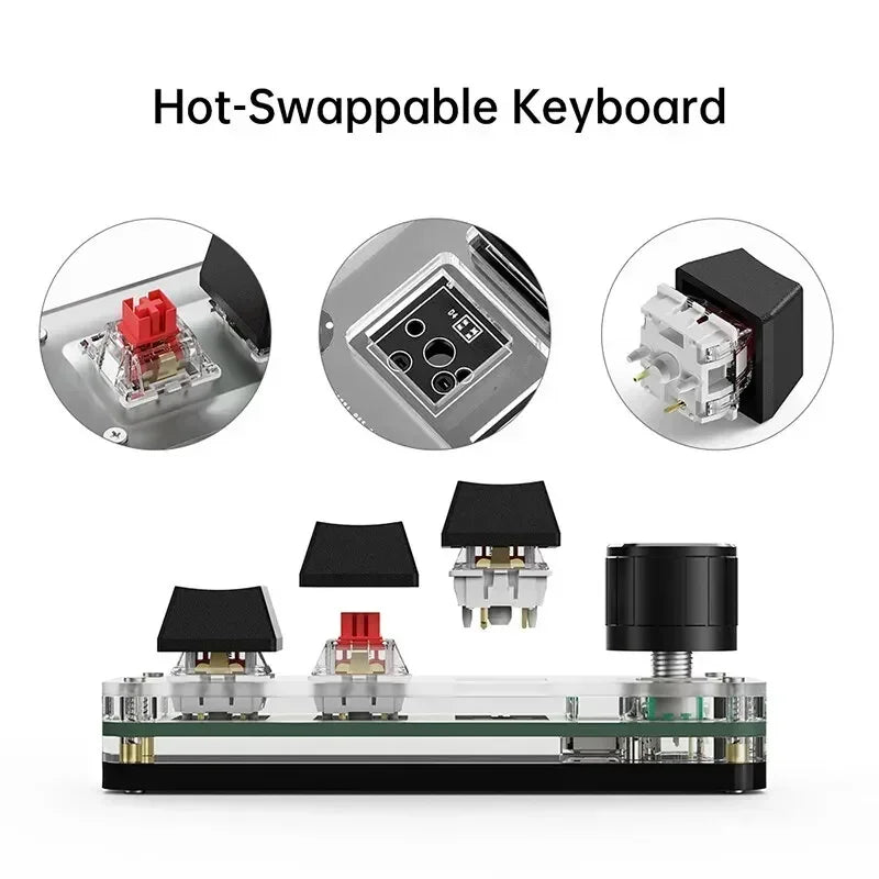 RGB 3-Key Mini Macro Keyboard