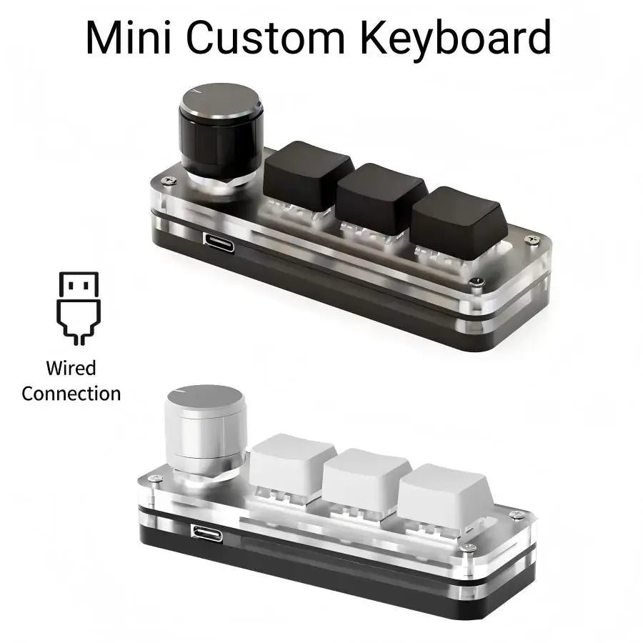 RGB 3-Key Mini Macro Keyboard