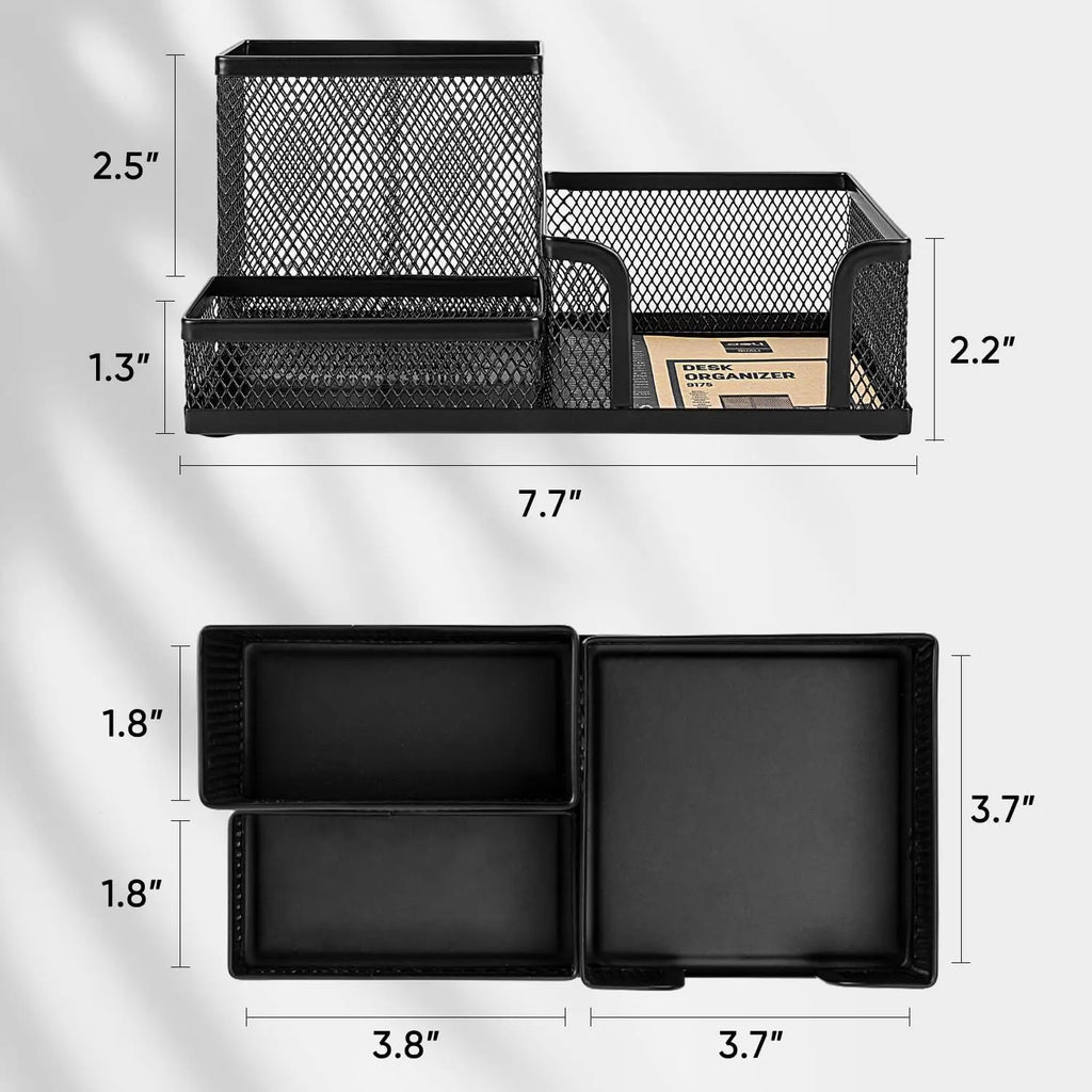 3-Tier Mesh Desk Organizer