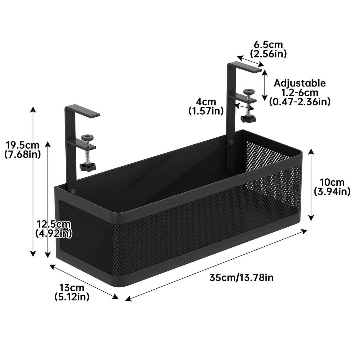 Under-Desk Storage Rack