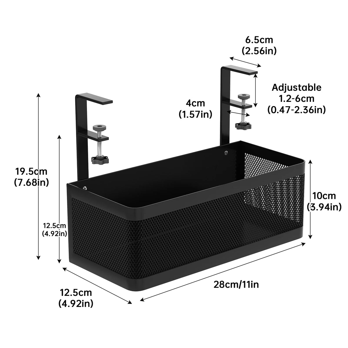 Under-Desk Storage Rack
