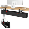 No-Drill Under-Desk Cable Management Tray