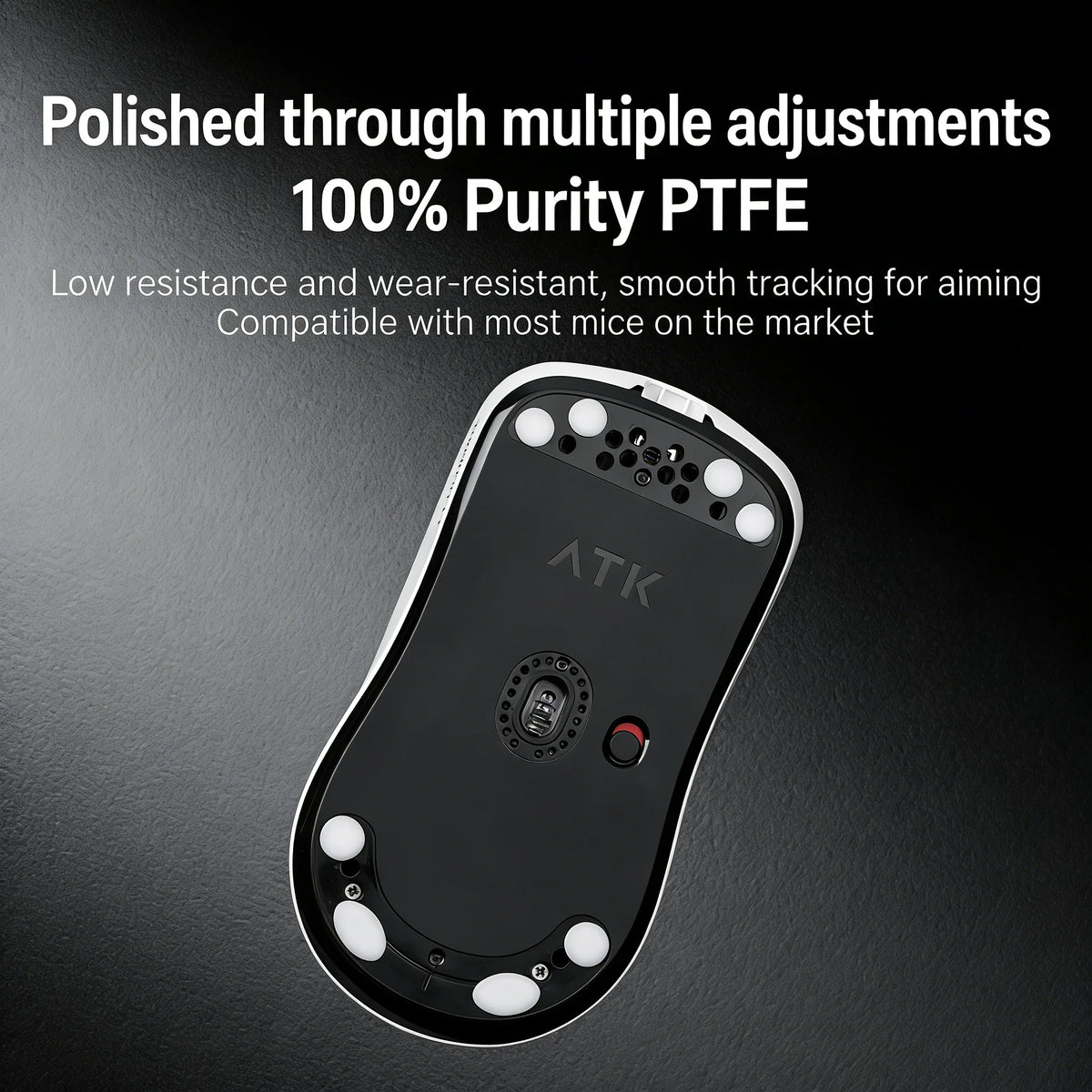 ATK Crystal Jade PTFE Mouse Skates