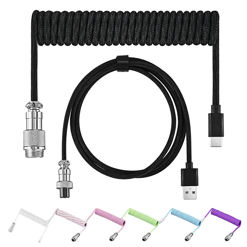 Coiled Keyboard Cable