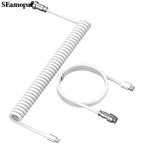 Coiled Keyboard Cable