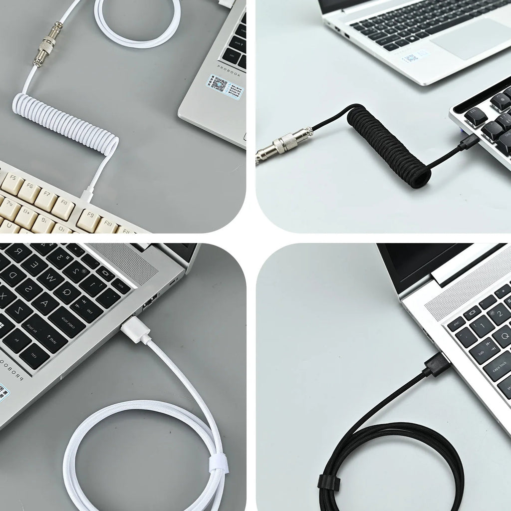 Coiled Keyboard Cable